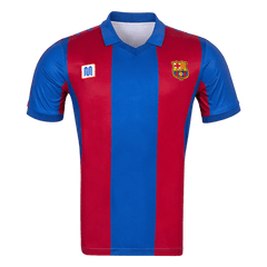 hommes Rétro Barcelone Domicile Football Maillot 1980/82