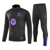 Barcelone Fermeture Éclair Sweat Kit (Haut+Pantalon) 2025/26 Noir