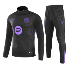 Barcelone Fermeture Éclair Sweat Kit (Haut+Pantalon) 2025/26 Noir