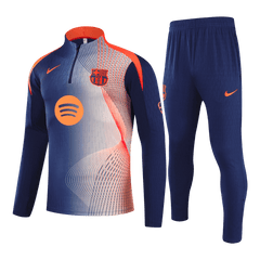 Enfants Barcelone Fermeture Éclair Sweat Kit (Haut+Pantalon) 2025/26