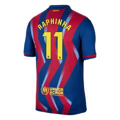 RAPHINHA #11 Barcelone Quatrième Football Maillot 2025/26