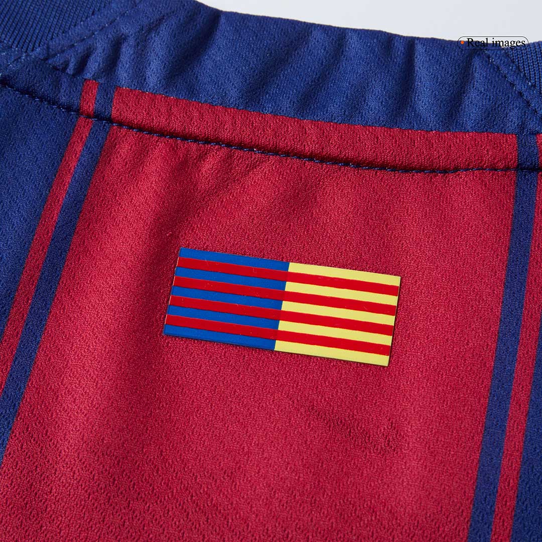 Barcelone Masion Football Maillot Trousse(Maillot+Shorts) 2025/26 Rouge&Bleu