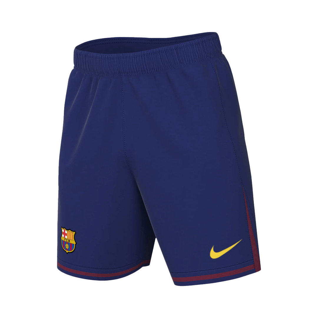Barcelone Maison Football Shorts 25/26 Marin