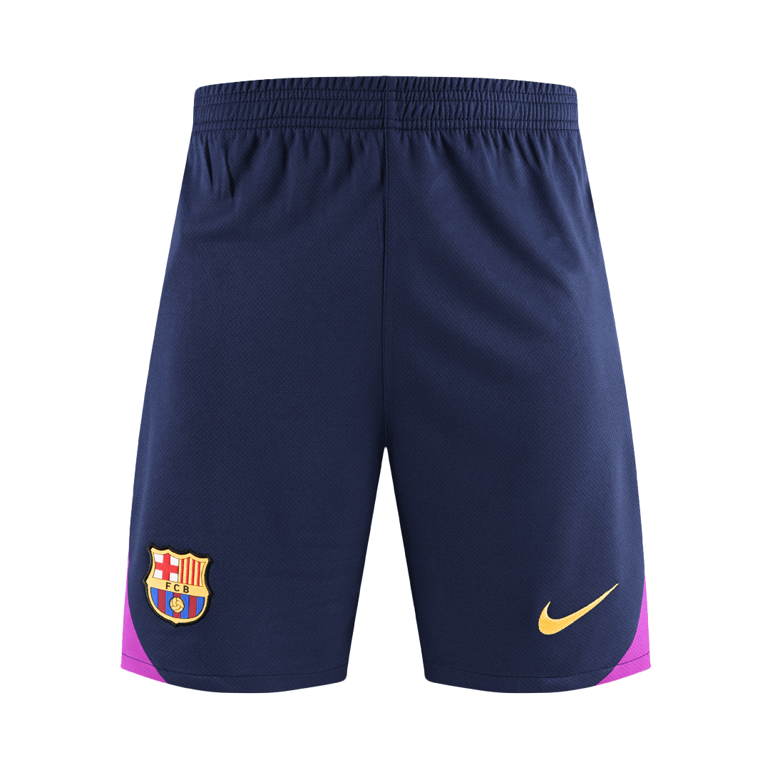 Barcelone Avant-Match Entraînement Football Shorts 25/26 Marin