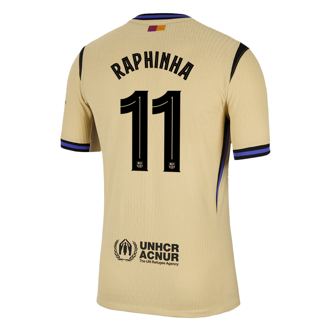 Authentique RAPHINHA #11 Barcelone Chemise Loin 2025/26 - UCL