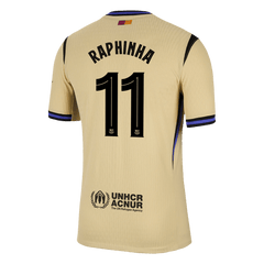 Authentique RAPHINHA #11 Barcelone Chemise Loin 2025/26 - UCL
