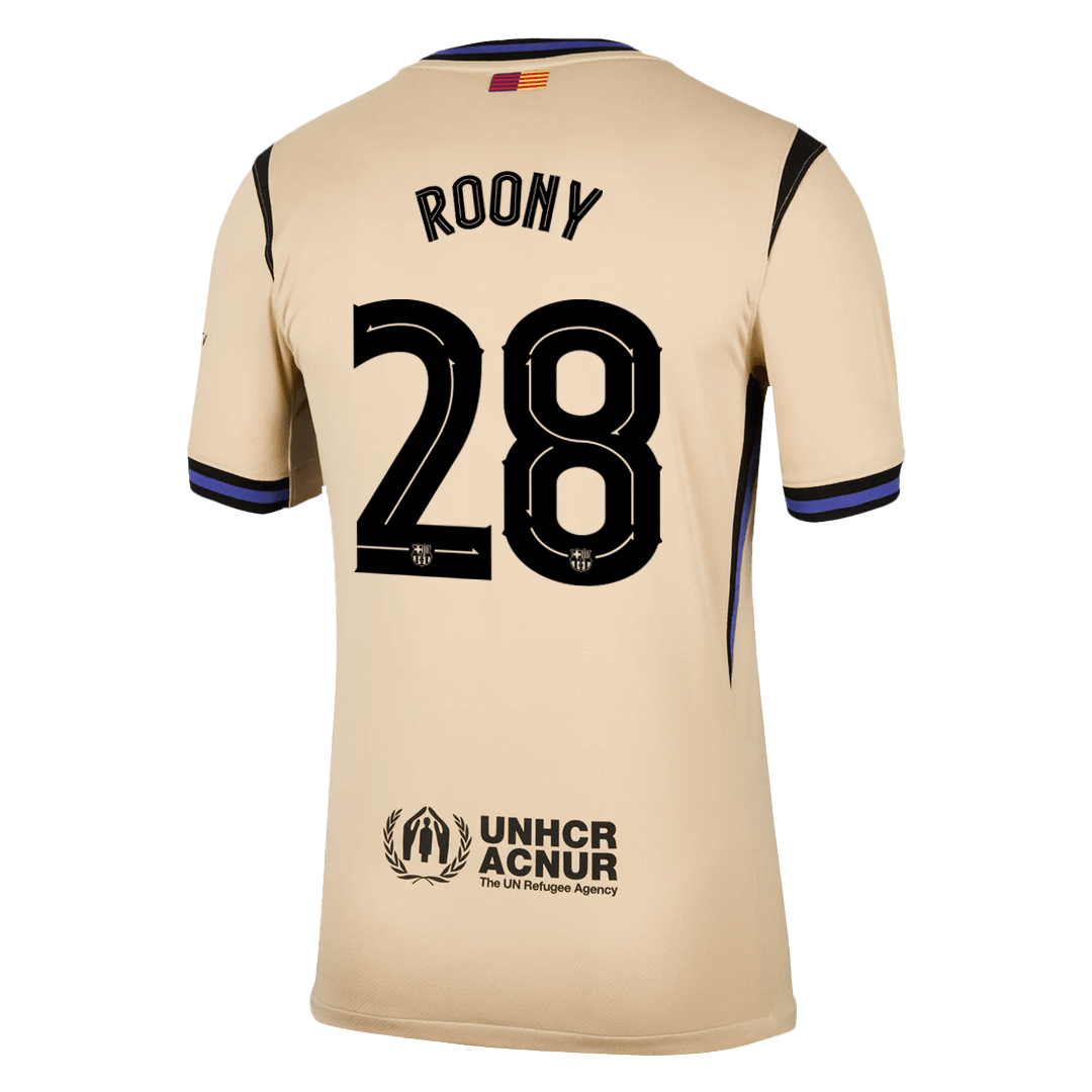 ROONY #28 Barcelone Extérieur Football Maillot 2025/26