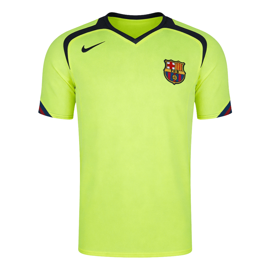 hommes Rétro Barcelone Extérieur Football Maillot 2005/06