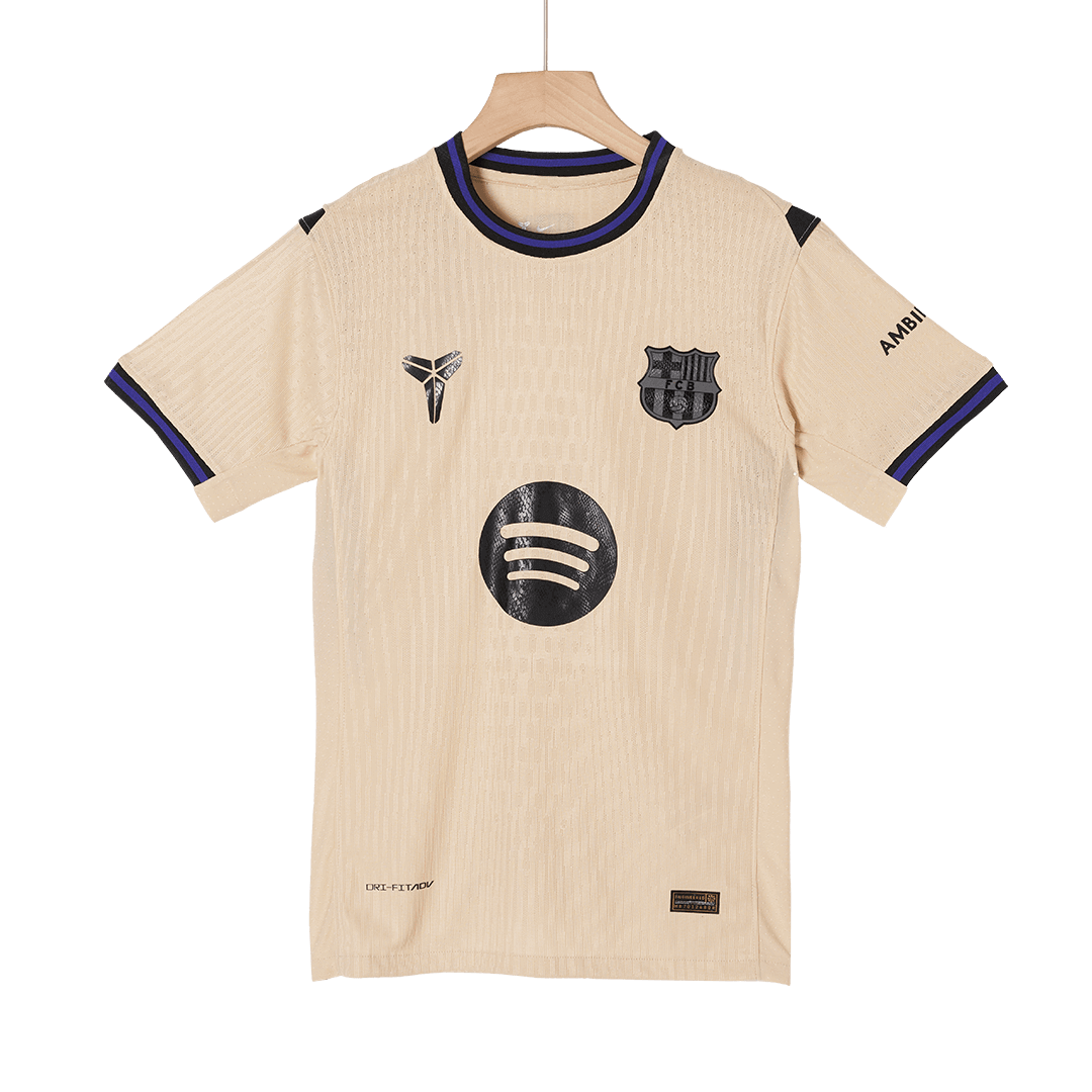 Authentique LAMINE YAMAL #10 Barcelone Maillot Extérieur 2025/26 - UCL