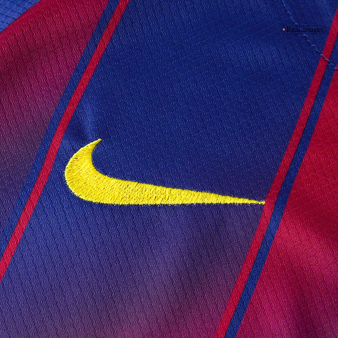 Enfants 25/26 Barcelone Domicile Football Maillot Ensemble(Maillot+Short+Chaussettes) Rouge&Bleu