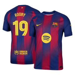 Authentique ROONY #19 Barcelone Maillot Domicile 2025/26 - UCL