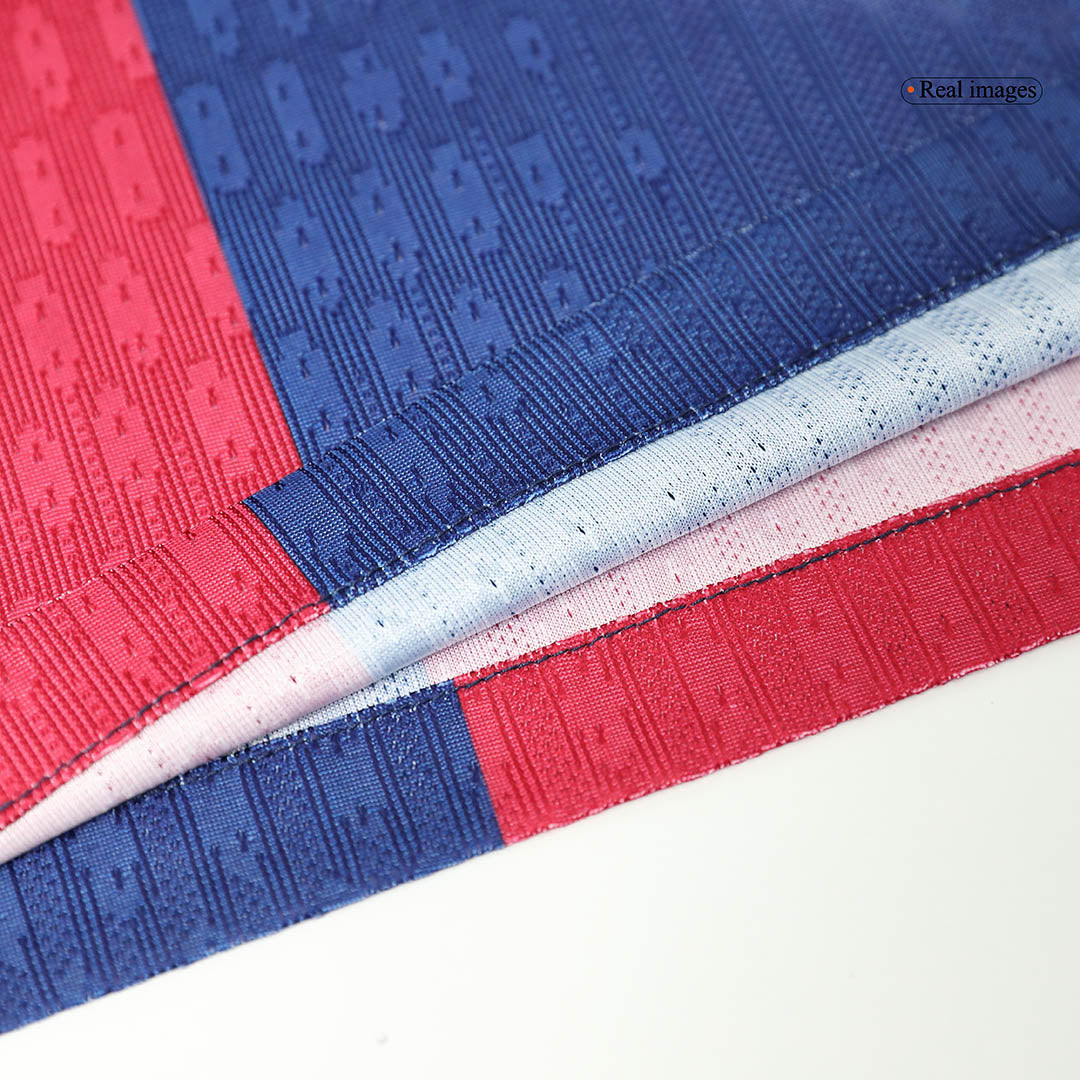 Authentique GAVI #6 Barcelone Maison Football Maillot 2024/25 - Spotify Logo Without Text