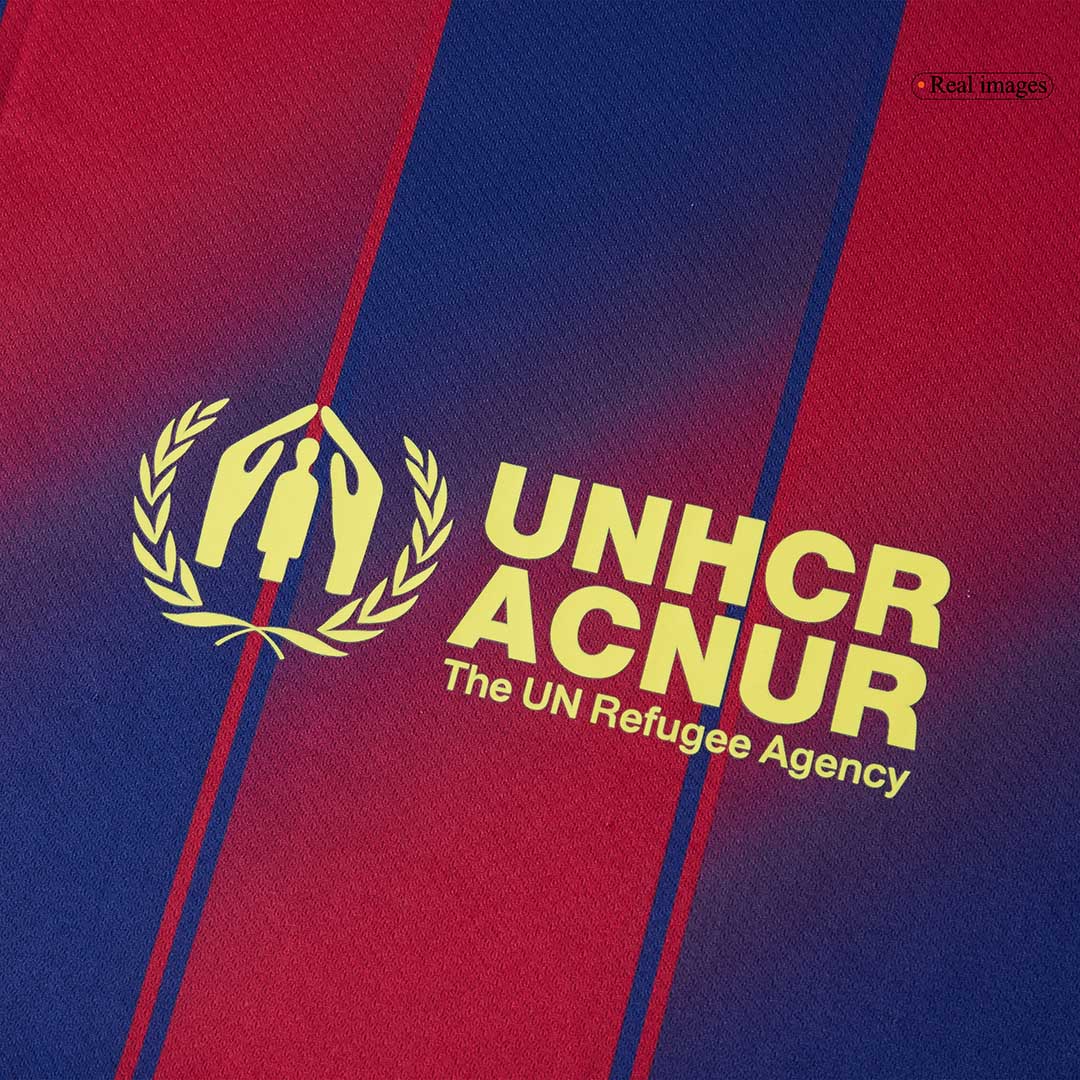 Barcelone Masion Football Maillot Trousse(Maillot+Shorts) 2025/26 Rouge&Bleu