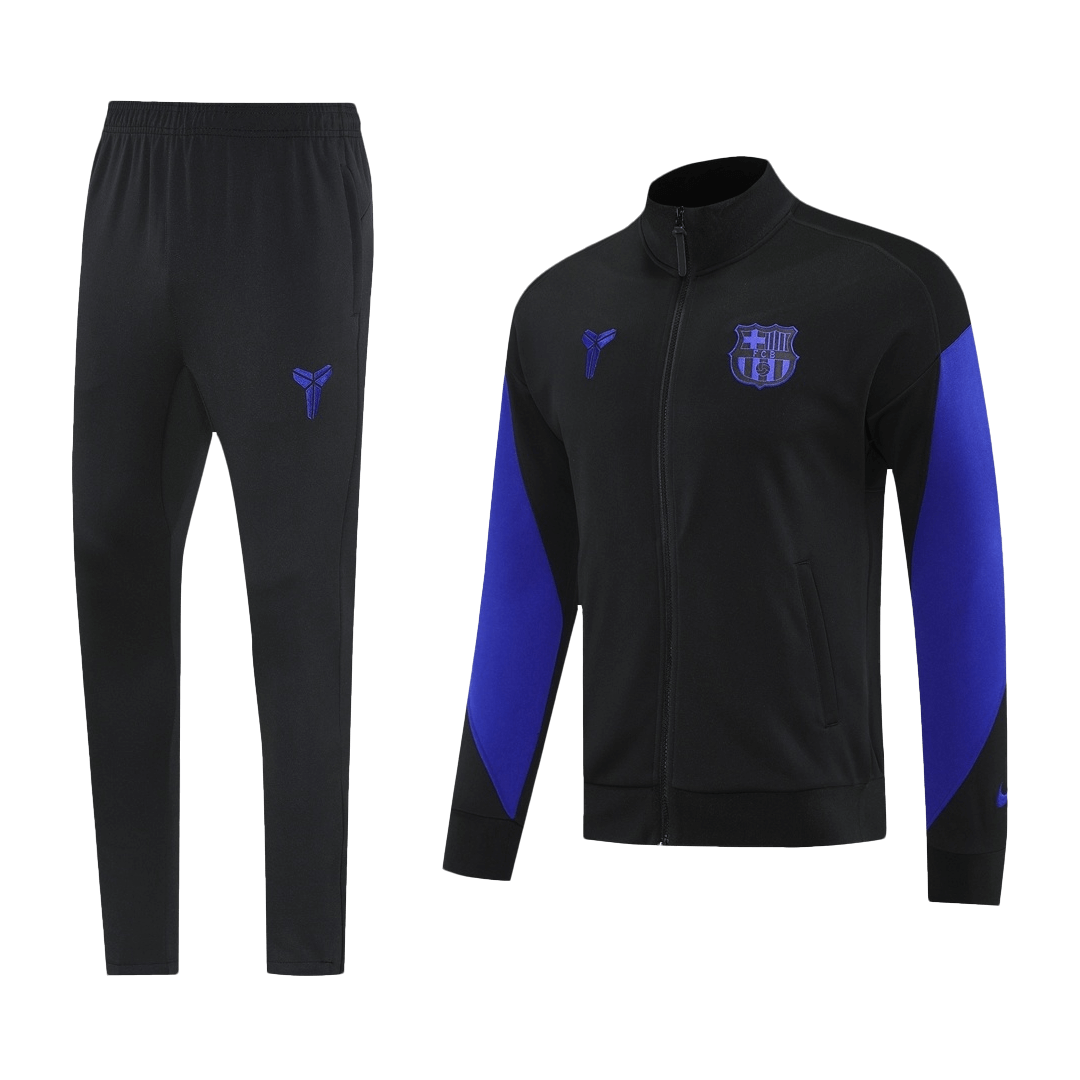 Barcelone Entraînement Veste Tenue (Veste + Pantalon) 2025/26 Noir & Violet