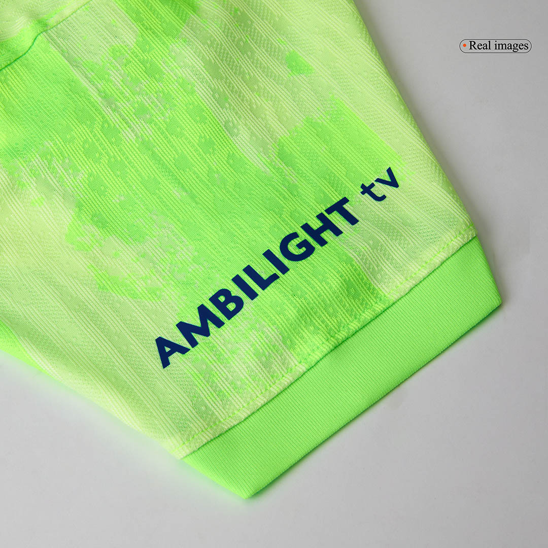 Authentique GAVI # 6 Barcelone Third Away Soccer Jersey 2024 / 25- UCL （Spotify Logo sans texte）