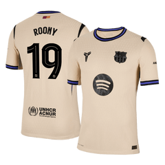 Authentique ROONY #19 Barcelone Maillot Extérieur 2025/26 - UCL