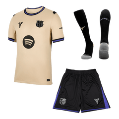 Barcelona 
 Extérieur 
Maillot 
Tenue (Maillot+Short+Chaussettes) 
2025/26 
 
 Jaune&Noir