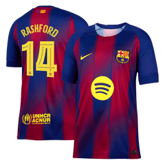 RASHFORD #14 Barcelone MaisonFootball Maillot 2025/26 Rouge&Bleu - UCL