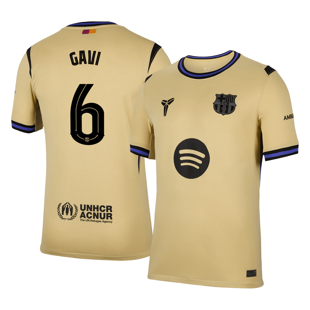 GAVI #6 Barcelone Football Maillot Extérieur 2025/26 - UCL