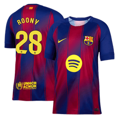 ROONY #28 Barcelone Domicile Football Maillot 2025/26