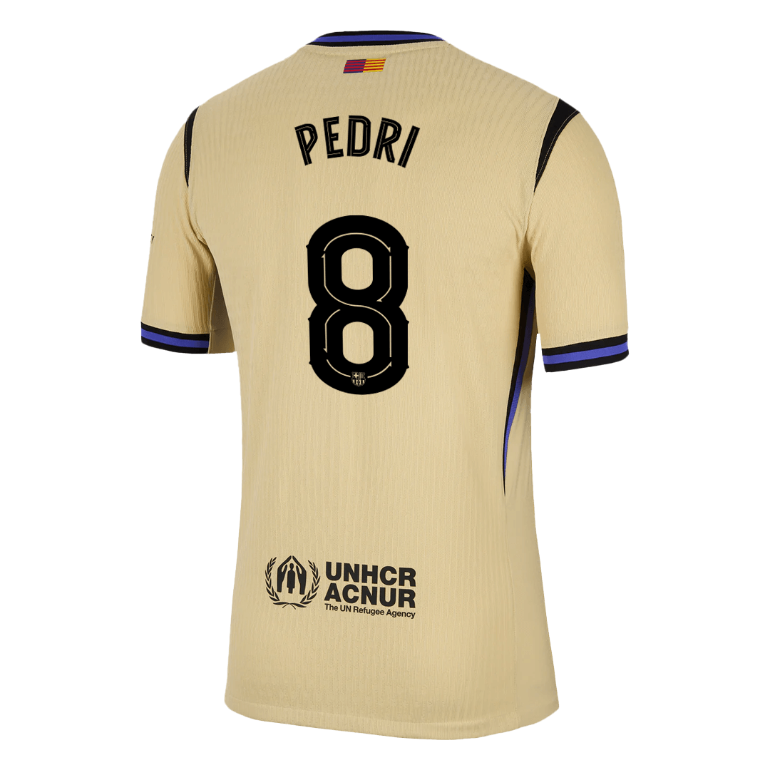 Authentique PEDRI #8 Barcelone Chemise Loin 2025/26 - UCL
