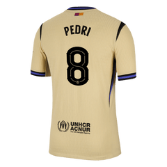 Authentique PEDRI #8 Barcelone Chemise Loin 2025/26 - UCL
