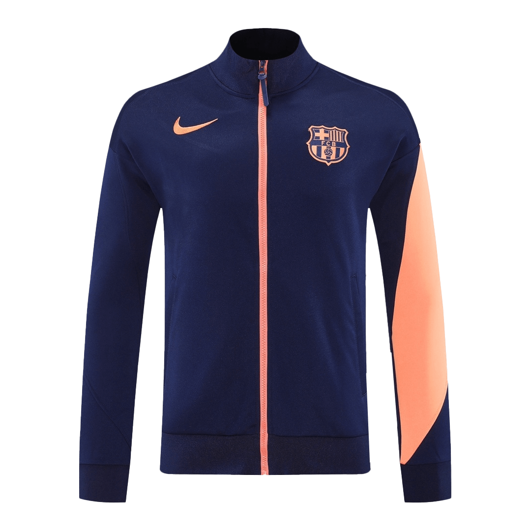 Barcelone Entraînement Veste Tenue (Veste + Pantalon) 2025/26 Marine & Orange