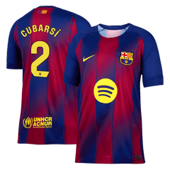 CUBARSí #2 Barcelone MaisonFootball Maillot 2025/26 Rouge&Bleu