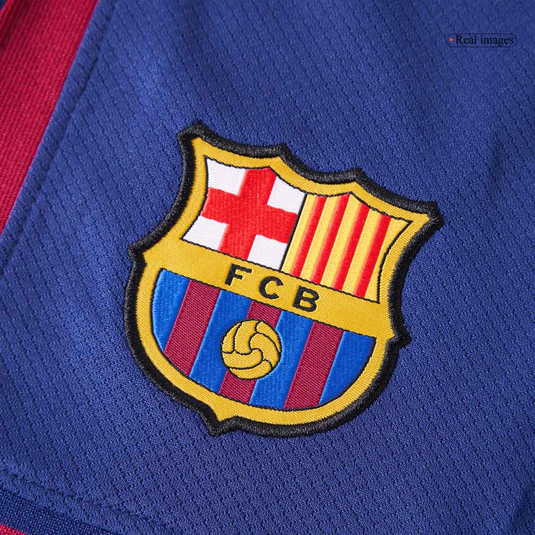 Barcelone Domicile Football Maillot Ensemble(Maillot+Short+Chaussettes) 2025/26 Rouge&Bleu