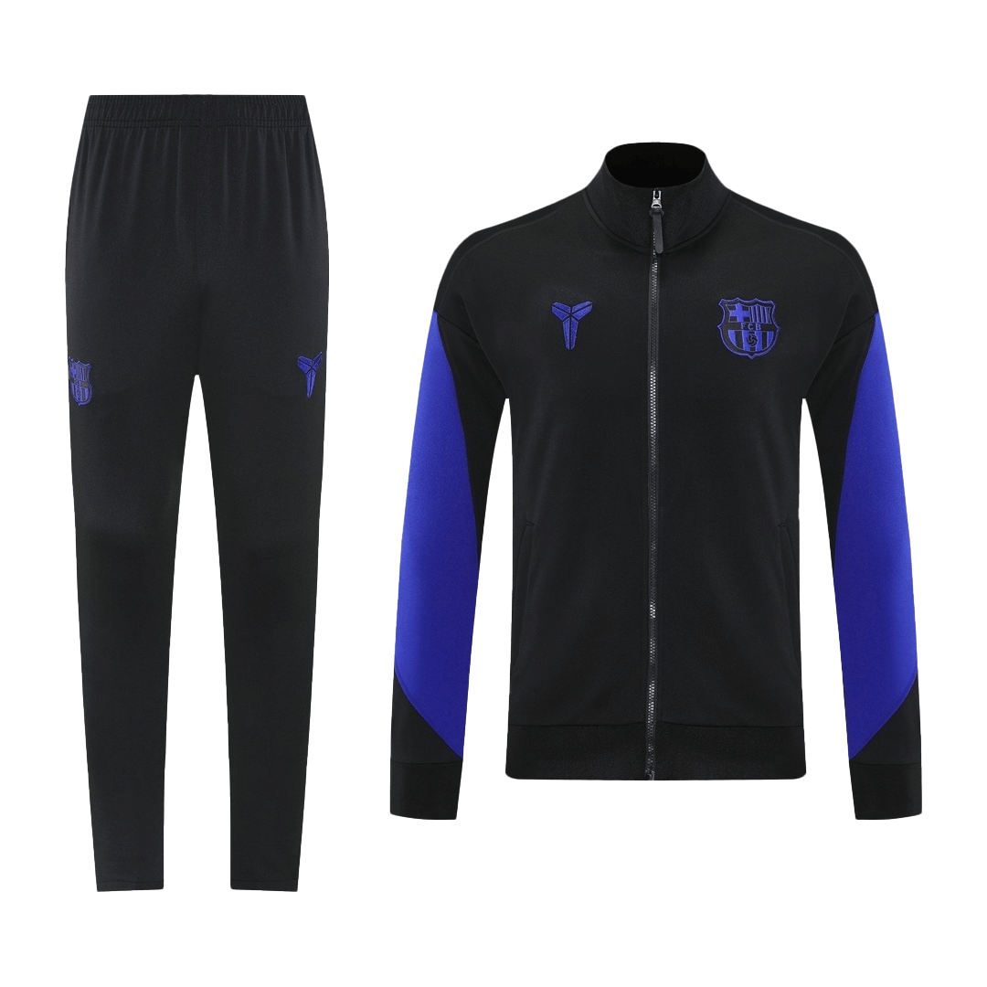 Barcelone Entraînement Veste Tenue (Veste + Pantalon) 2025/26 Noir & Violet