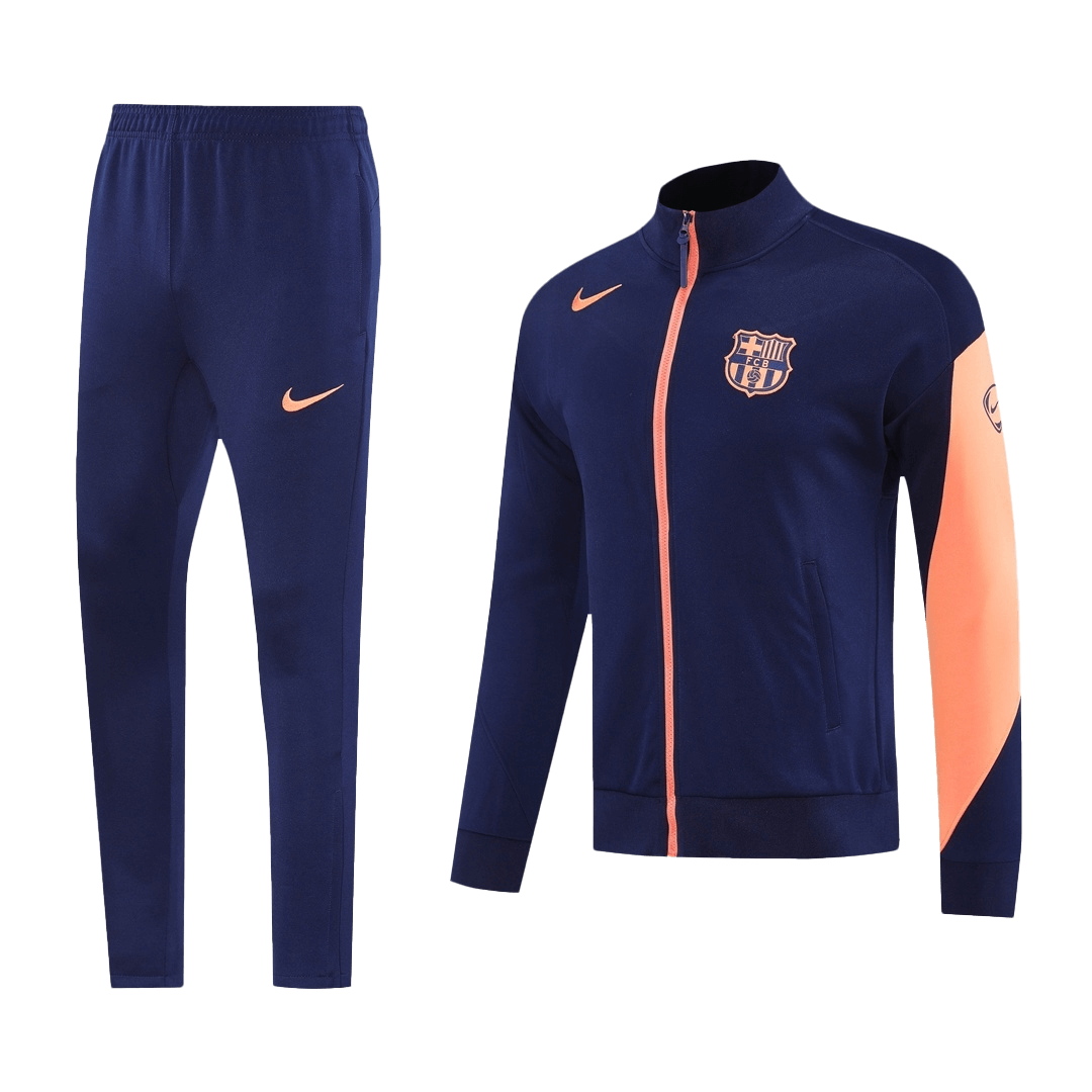 Barcelone Entraînement Veste Tenue (Veste + Pantalon) 2025/26 Marine & Orange