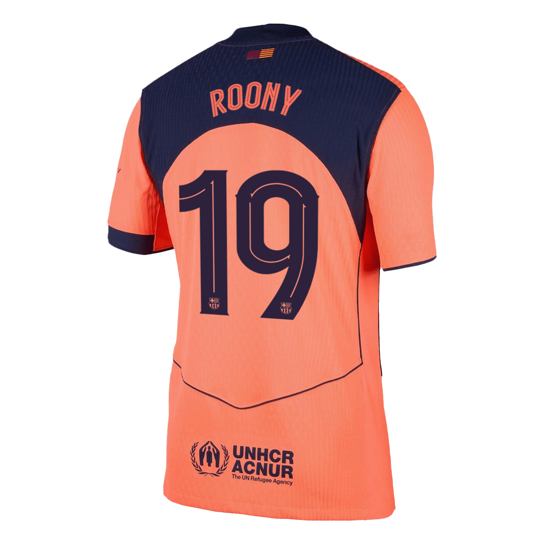 Authentique ROONY #19 Barcelone Extérieur Troisième Maillot 2025/26 - UCL