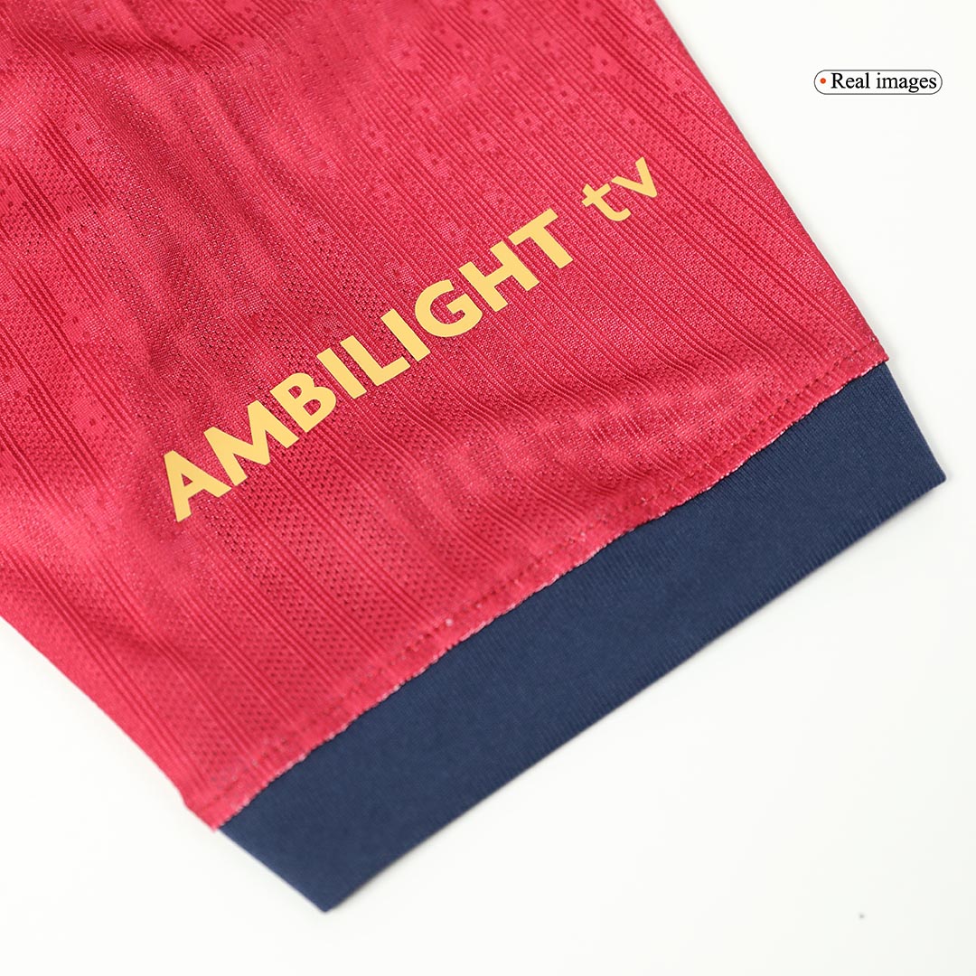 Authentique GAVI #6 Barcelone Maison Football Maillot 2024/25 - Spotify Logo Without Text