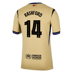 RASHFORD #14 Barcelone Loin Football Maillot 2025/26 Jaune - UCL