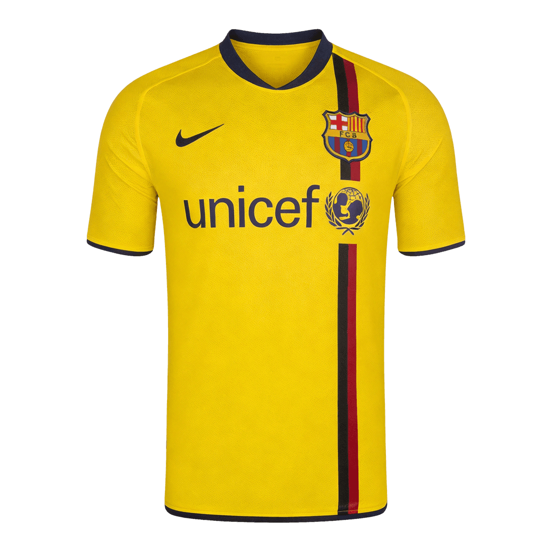 hommes Rétro Barcelone Extérieur Football Maillot 2008/10
