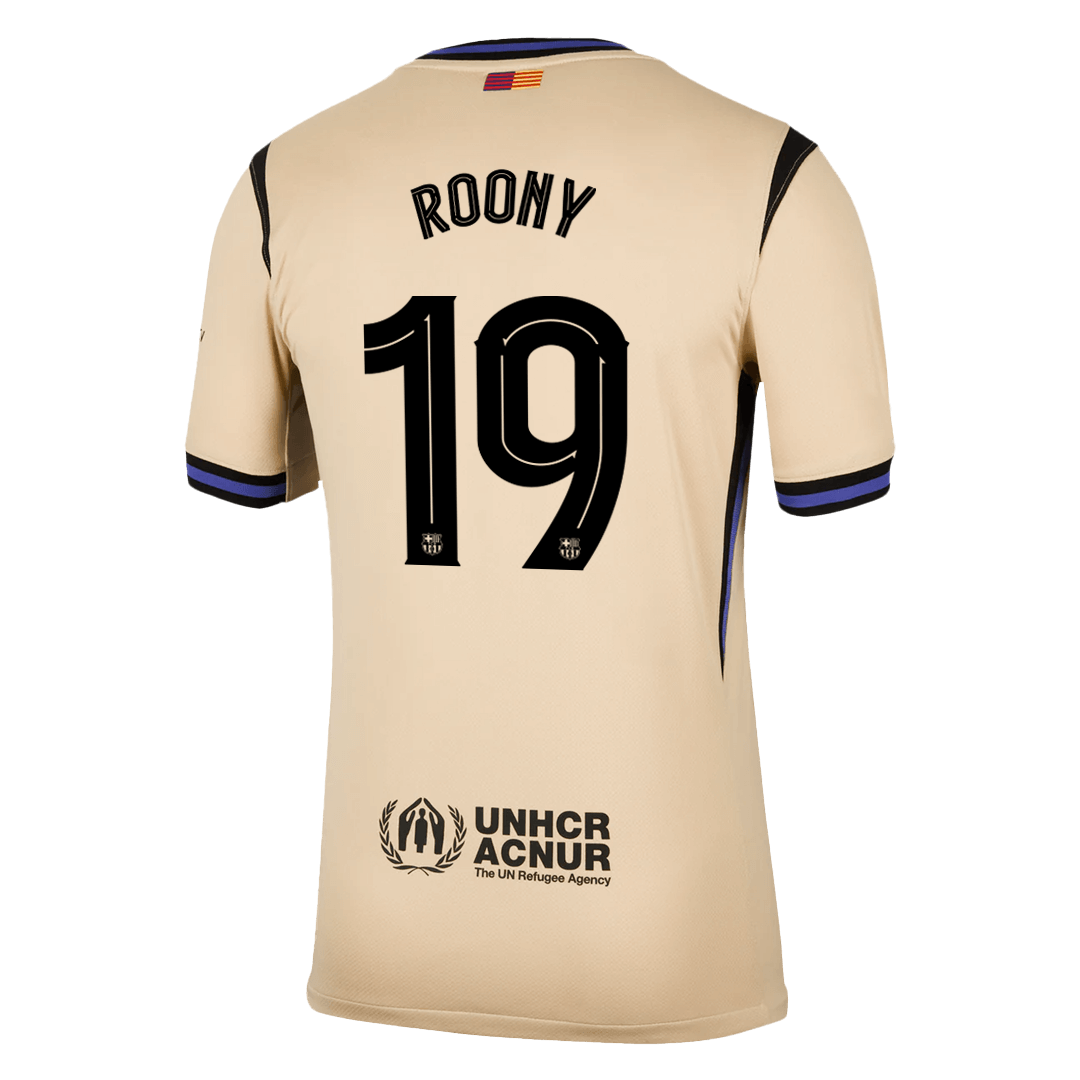 ROONY #19 Barcelone Football Maillot Extérieur 2025/26 - UCL