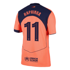 Authentique RAPHINHA #11 Barcelone Extérieur Troisième Maillot 2025/26 - UCL
