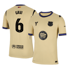 Authentique GAVI #6 Barcelone Chemise Loin 2025/26 - UCL