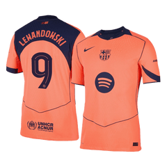 Authentique LEWANDOWSKI #9 Barcelone Extérieur Troisième Maillot 2025/26 - UCL