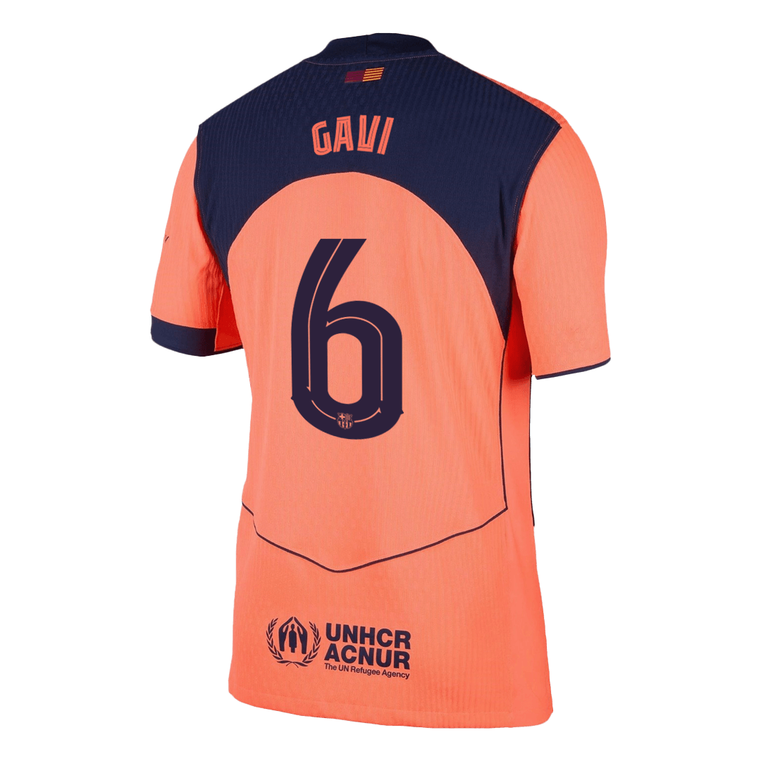 Authentique GAVI #6 Barcelone Extérieur Troisième Maillot 2025/26 - UCL
