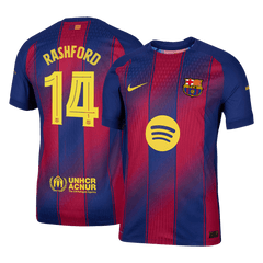 RASHFORD #14 Authentique Barcelone MaisonFootball Maillot 2025/26 Rouge&Bleu - UCL