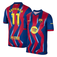 RAPHINHA #11 Barcelone Quatrième Football Maillot 2025/26