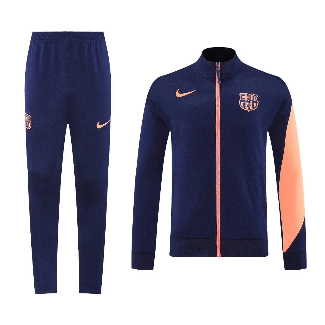 Barcelone Entraînement Veste Tenue (Veste + Pantalon) 2025/26 Marine & Orange
