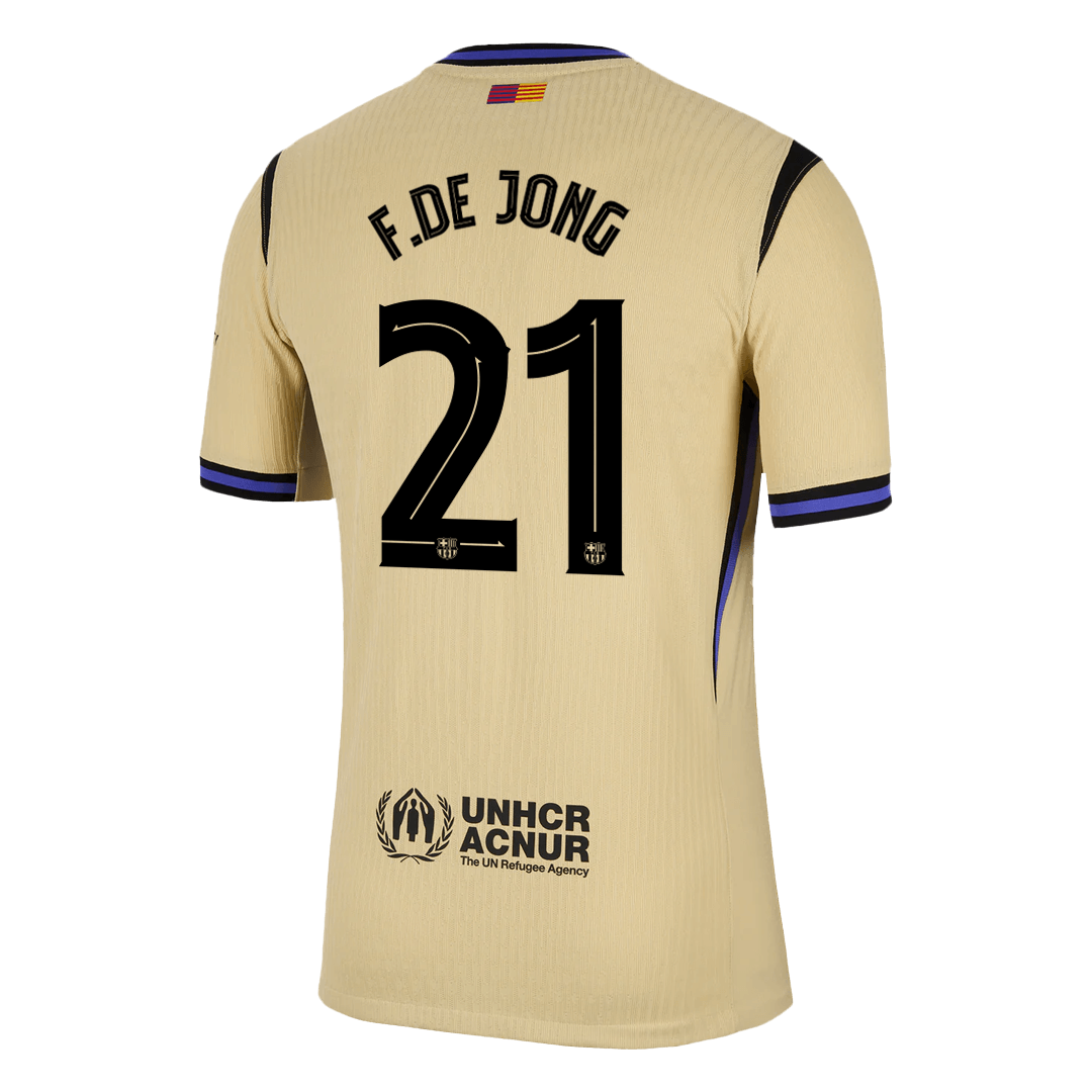 Authentique F.DE JONG #21 Barcelone Chemise Loin 2025/26 - UCL