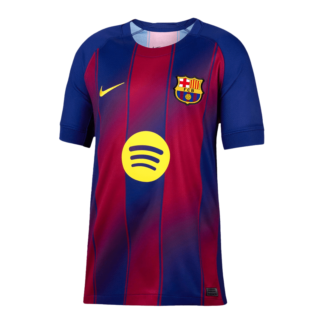 RAPHINHA #11 Barcelone Masion  Football Maillot 2025/26 Rouge&Bleu - UCL