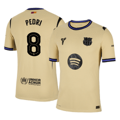 Authentique PEDRI #8 Barcelone Chemise Loin 2025/26 - UCL
