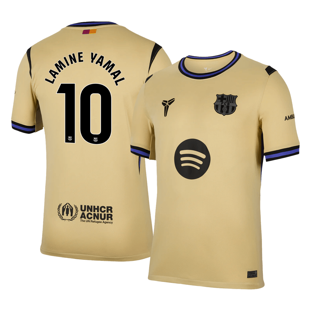 LAMINE YAMAL #10 Barcelone Football Maillot Extérieur 2025/26