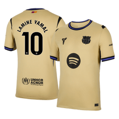 LAMINE YAMAL #10 Barcelone Football Maillot Extérieur 2025/26