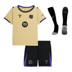 Barcelona 
 Extérieur 
Maillot 
Tenue (Maillot+Shorts+Chaussettes) 
2025/26 
 
 Jaune&Noir