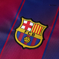 Enfants 25/26 Barcelone Domicile Football Maillot Ensemble(Maillot+Short+Chaussettes) Rouge&Bleu